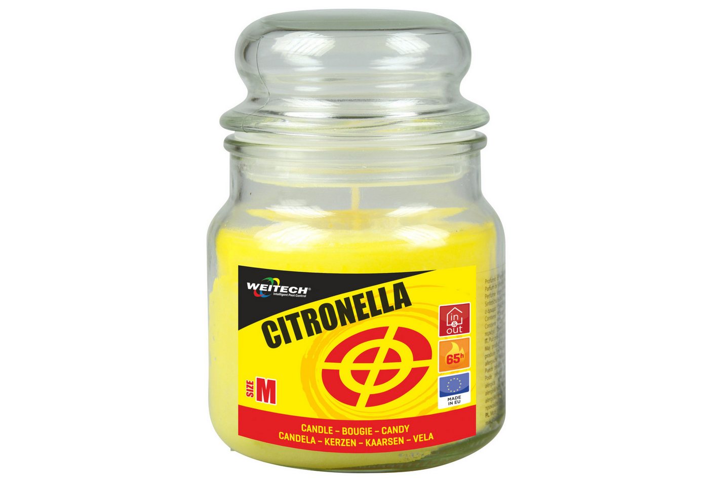 Weitech Zitronella Kerze, 340 G Für 65 Stunden - Zur Abwehr Von Mücken Bild 4