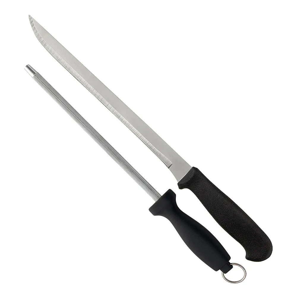 Fleischmesser-set Wellhome 25 Cm Messer 21 Cm Wetzstahl