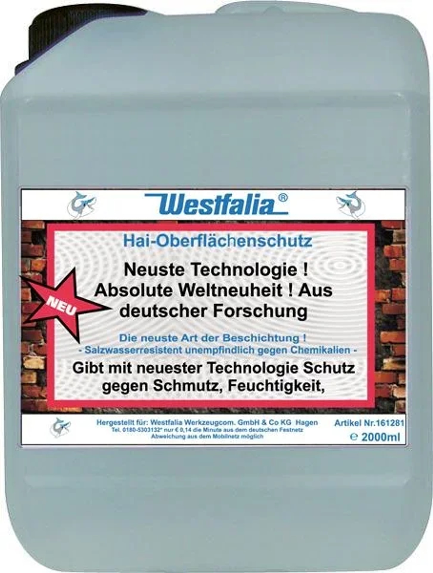 Oberflächenschutz Versiegelung - 2000 Ml Kanister