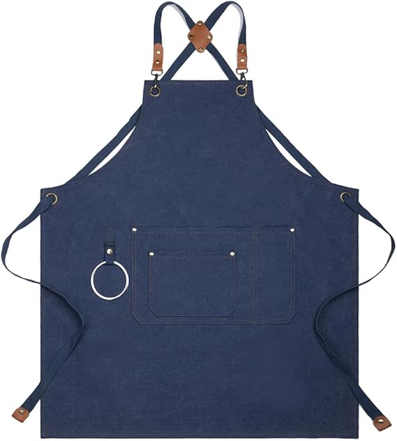 Arbeitsschürze, Gartenschürze, Grillschürze, Herrenschürze Mit Taschen, Segeltuchschürze, Damen-kellnerschürze, Lange Ausführung