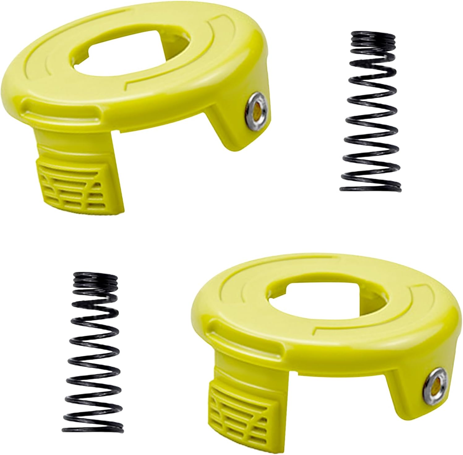 Spulenabdeckungen Für Freischneider, Kompatibel Mit Ryobi Rac118 Rac119, Für Ryobi Rlt3025f, Rlt3025s, Rlt3525s, Rlt2523, Rlt3525, Rlt3123 (2 Kappen + 2 Federn)