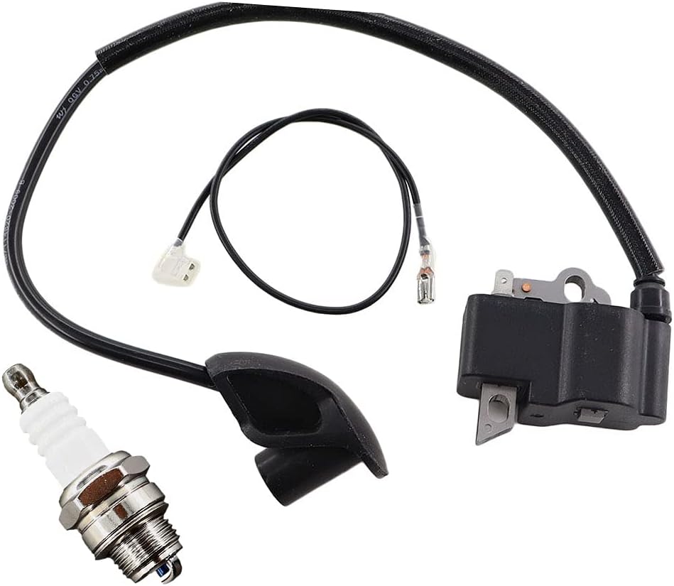 Mchnic Zündspule Mit Zündkerze Für Stihl Fs120, Fs120r, Fs200, Fs200r, Fs250, Fs300, Fs350, Fr350, Bt120, Bt120c, Bt121, Bt121z, Fs202 Freischneider. Ersetzt 4134, 400, 1301.