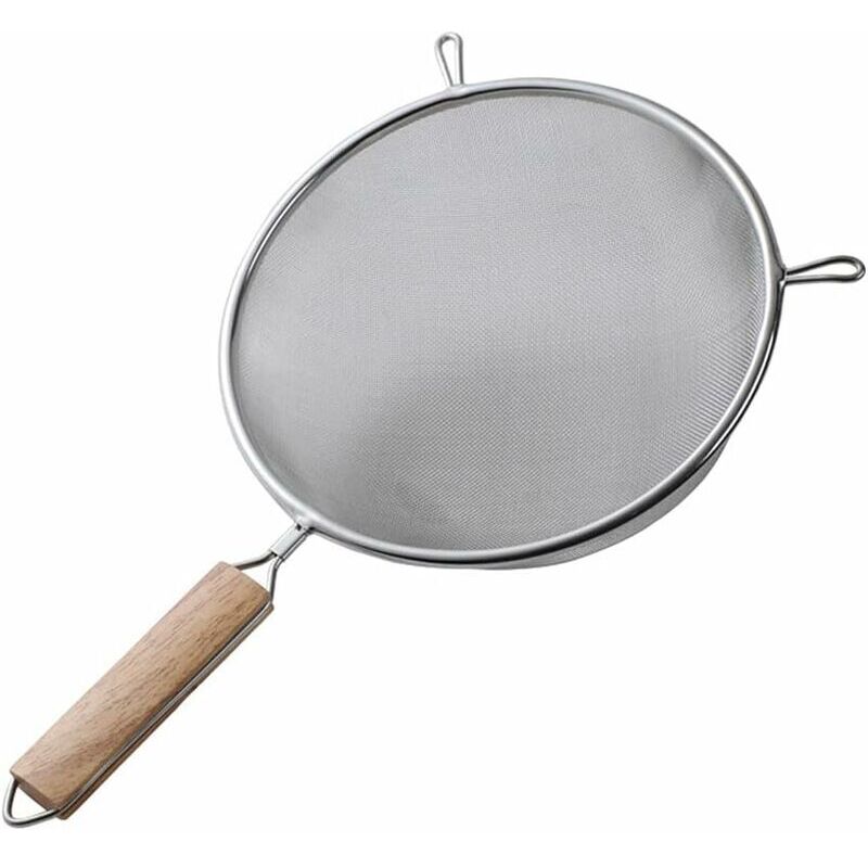 Hochwertiges, Feinmaschiges Edelstahlsieb, Edelstahl-mehlsieb Mit Feinmaschigem Griff, Feinmaschiges Sieb Mit Griff, Küchensieb Zum Abtropfen.