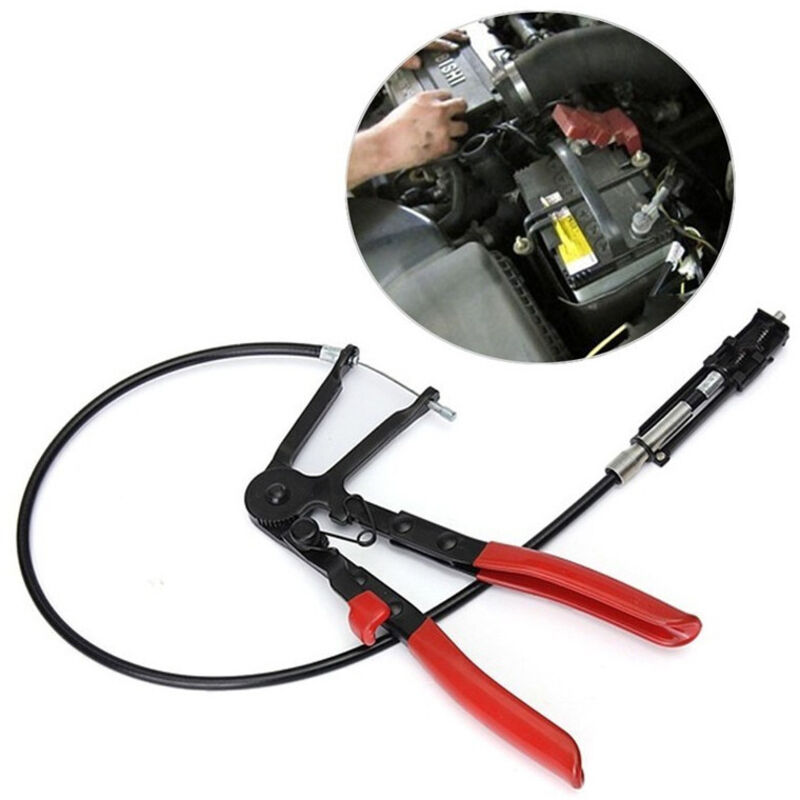 Pinza Per Fascette Manicotti Auto Moto Avec Cavo Flex Bowden Stringitubo