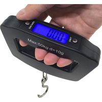 50 Kg 10 G Lcd Heimelektronik Digital Tragbarer Kleiderbügel Gewicht Haken Reise Gepäckwaage