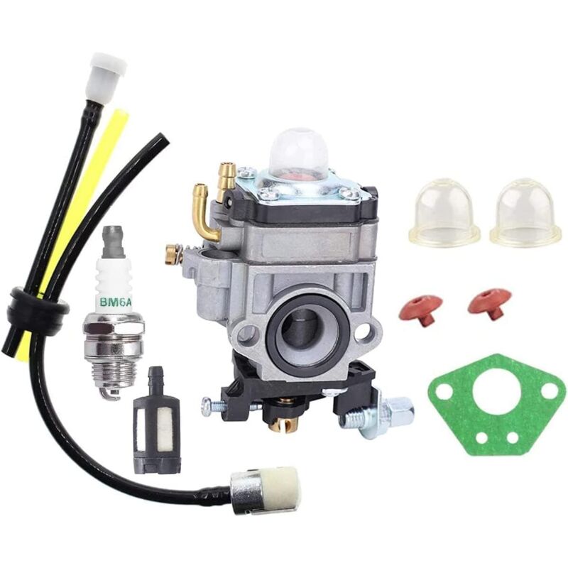 Hippotech Ersatzvergaser Für Mitsubishi Mp11-001 Cg260 Tl26 Tl33 Tu26 Tu33, Passend Für Zenoah G23lh G26l Freischneider 1e34f 1e36f Motor