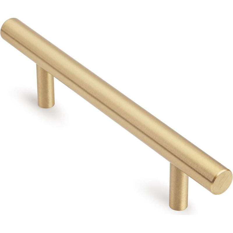 2er-pack Goldene Schrankgriffe, Messing-schrankgriffe, Goldene Schubladengriffe, Goldene Küchenschrankgriffe, 15 Cm Länge (9,7 Cm Lochabstand)