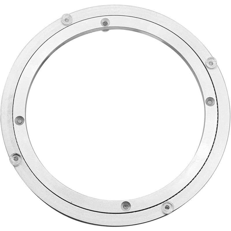 35,6 Cm Drehbare Tischplatte Aus 10 Mm Starker Aluminiumlegierung. Korrosionsbeständig. Geeignet Für Holz-, Glas- Und Marmoroberflächen.