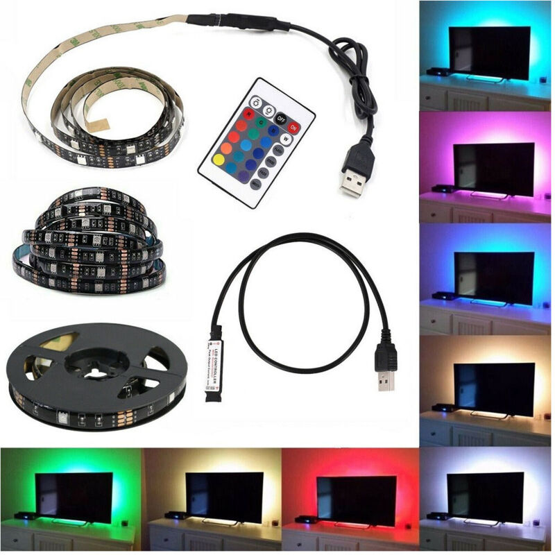 Led-streifen-set Für Fernseher, Usb, Rgb, 5 V, Für Hintergrundbeleuchtung, 2 M, 3 M, 5 M, -2 M -