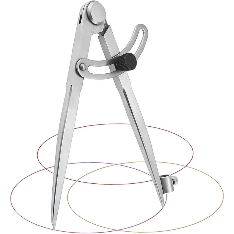 Messzirkel, Großer Profizirkel, Professioneller Zimmermannszirkel, Kaltnadelzirkel, Für Kreiszeichnungen, Holz-, Metall- Und Lederarbeiten