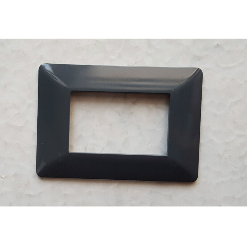 Abs-platte Für Matix Bticino, Kompatibel Mit 3, 4 Und 6 Modulen, Schwarz.