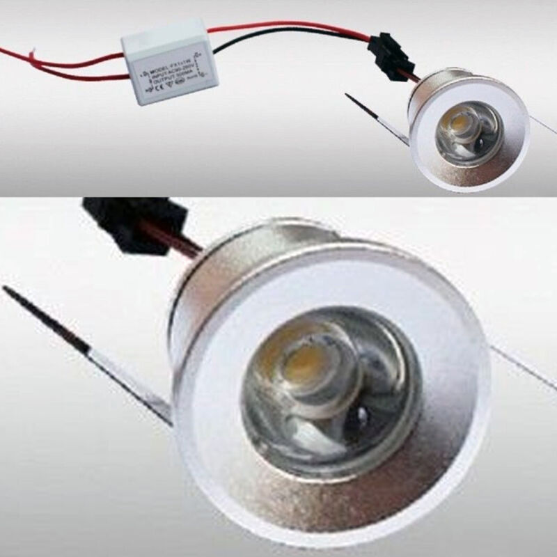 Led-einbaustrahler, 25-mm-bohrung, 1 Led, 1 W, Warm-/kaltweißes Licht, Für Den Innenbereich, Schutzart Ip20
