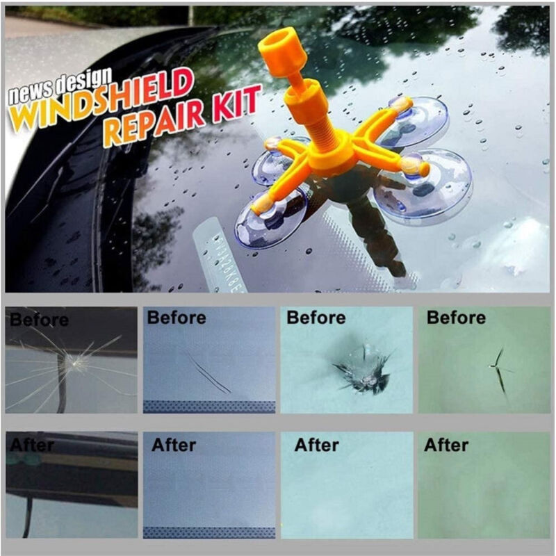 Auto-windschutzscheiben-reparaturset, Diy-werkzeugset, Glas Mit Harz
