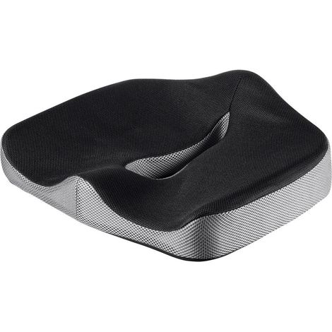 Ergonomisch Geformtes Sitzkissen, O-förmiger Sitzring, Viskoelastisches Schaumstoff-sitzkissen Mit Memory-schaum-funktion (schwarz/grau)