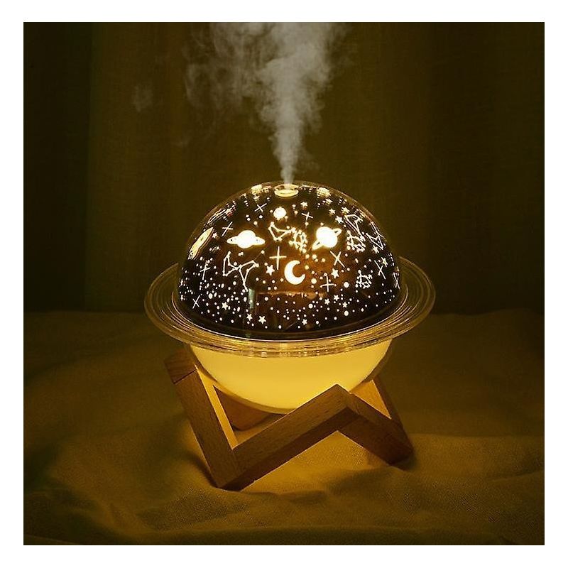 Ultraschall-luftbefeuchter, Mondlampe, Led-licht, Aromatherapie-diffusor, Projektor