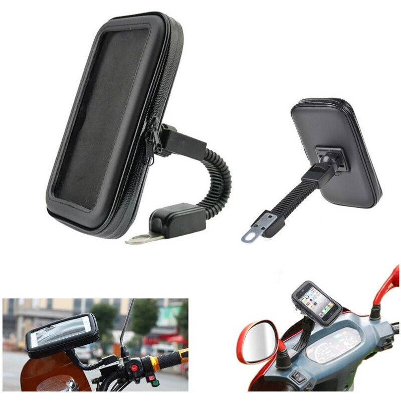 Porta Cellulare Supporto Bici Moto Custodia Impermeabile Smartphone 5" 6
