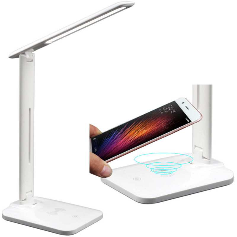 Dimmbare Led-schreibtischlampe, Bürotischlampe Mit 3 Farbmodi Und 10 Helligkeitsstufen, Stufenlos Verstellbar, Augenschutz, Verstellbarer Flexibler Arm, Klemm-computerlampe