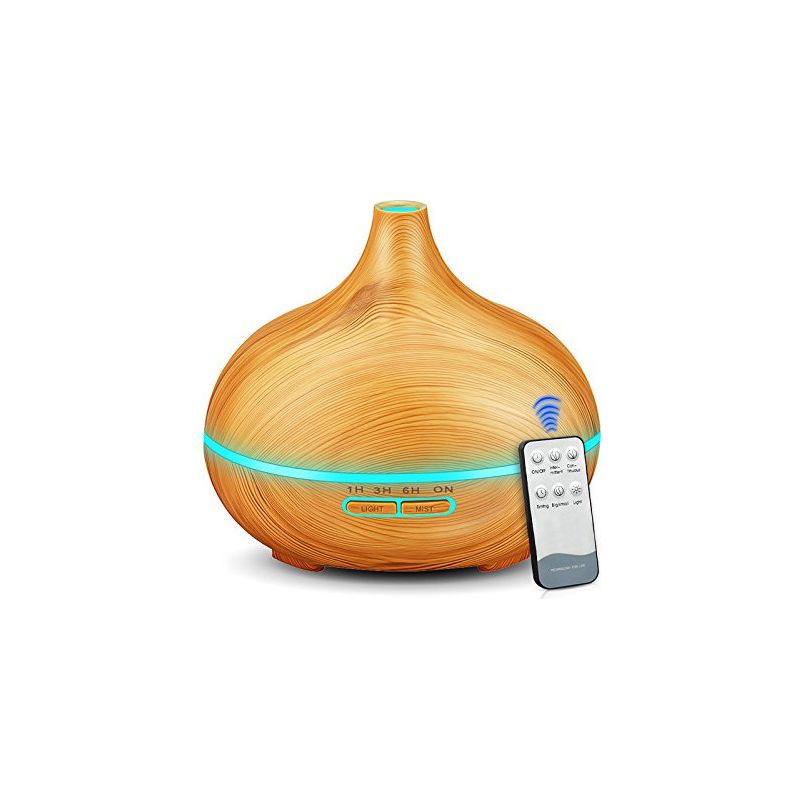 550-ml-aroma-diffusor, Ultraschall-luftbefeuchter, Elektrischer Aromatherapie-diffusor Mit 7-farbiger Led-beleuchtung, Automatischer Abschaltung, Für Zuhause, Düfte, Yoga Und Spa