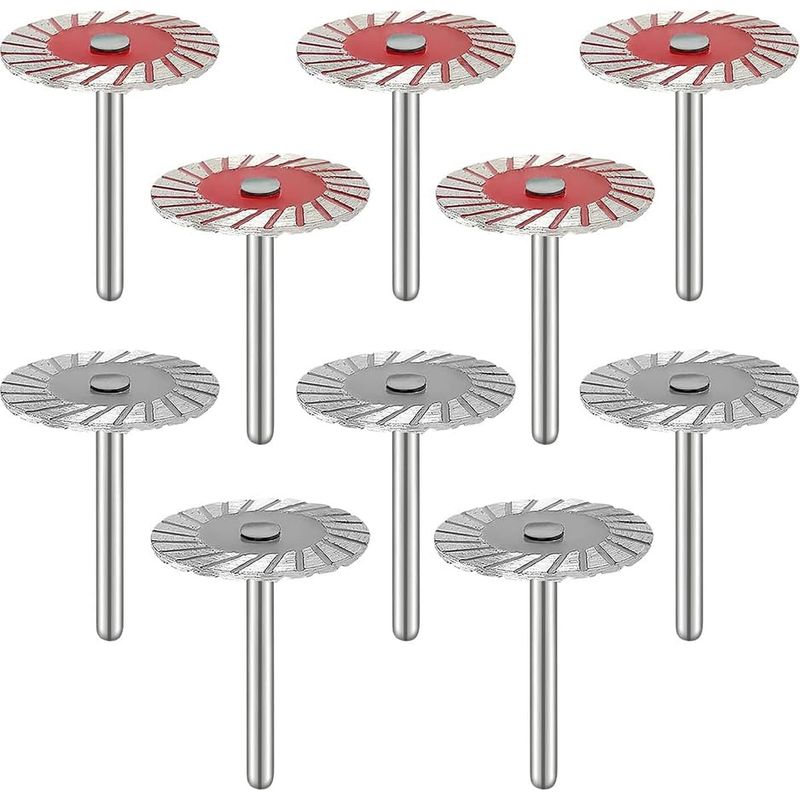 10 X 40 Mm Steinbearbeitungsblätter, Mini-turbo-diamant-graviersägeblätter, Metalltrennscheibe