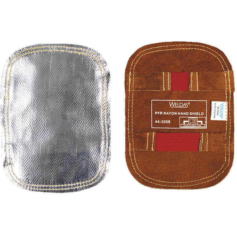 Hochhitzebeständiger Handschutz, Polsterung Aus Aluminisiertem Leder, Handschutz Aus Leder Auf Der Rückseite