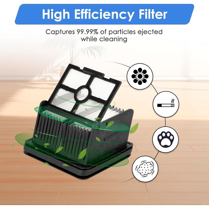 (6 Stück) H12 Pro Ersatz-hepa-filter, Kompatibel Mit Dreame H12 Pro Flexreach/ H12 Dual/ H13 Pro/ M12/ H12s/ G10 Pro/ G10 Combo Akku-nass- Und Trockensaugern, Staubsaugerfilter