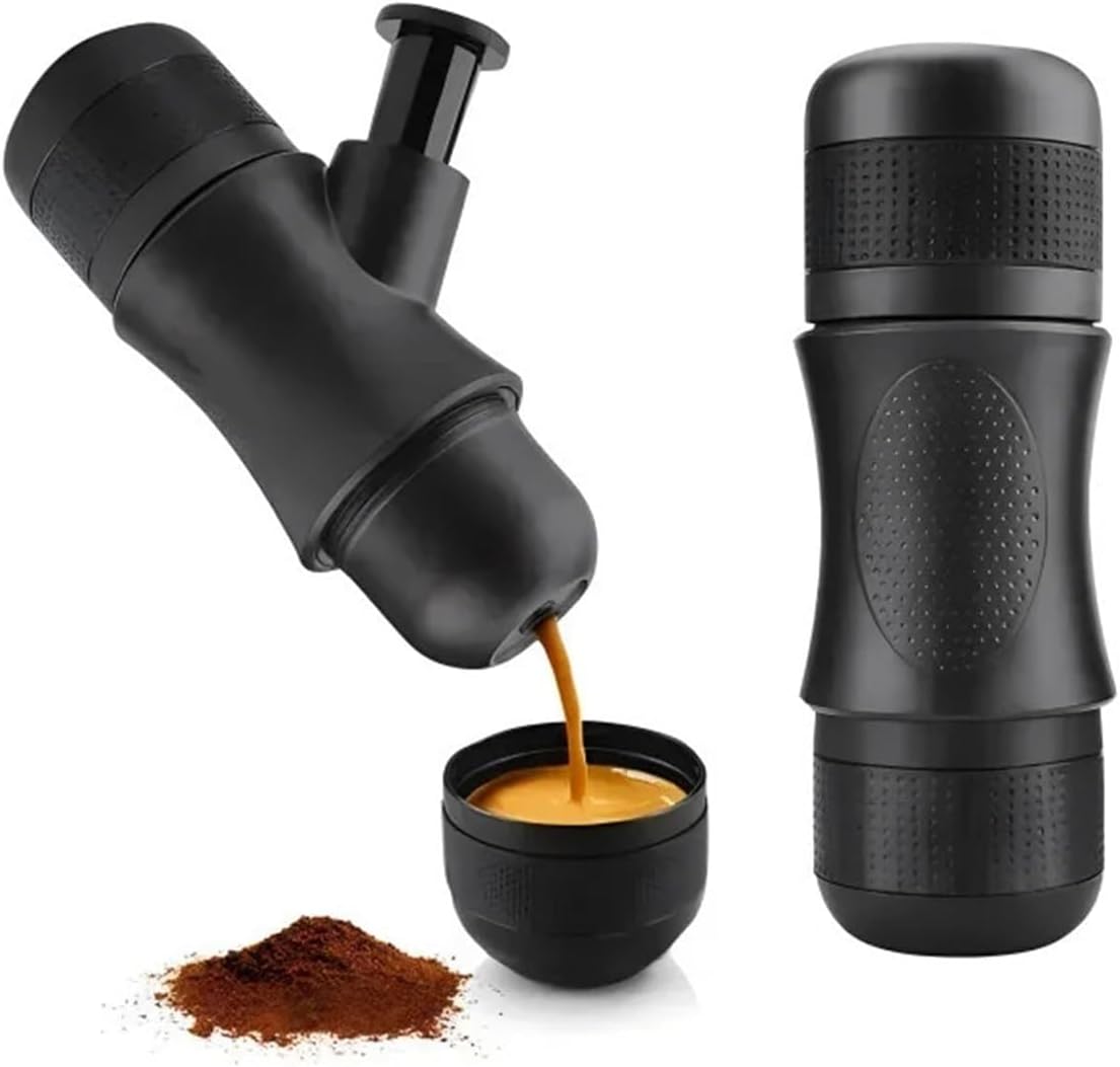 Tragbare Espressomaschine – Manuelle Kaffeemaschine Für Zuhause, Büro, Reisen Und Camping – Kompaktes Design Für Einfaches Brühen