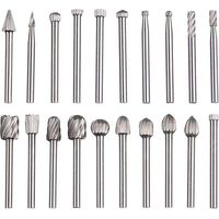 Houhence – Set Mit 20 Hss-hartmetall-rotationsfeilen – 1/8" (3 Mm) Schaft – Zum Schnitzen, Gravieren, Bohren Und Polieren Von Metallen