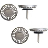 Set Mit 2 Automatischen 80-mm-duschablaufkörben
