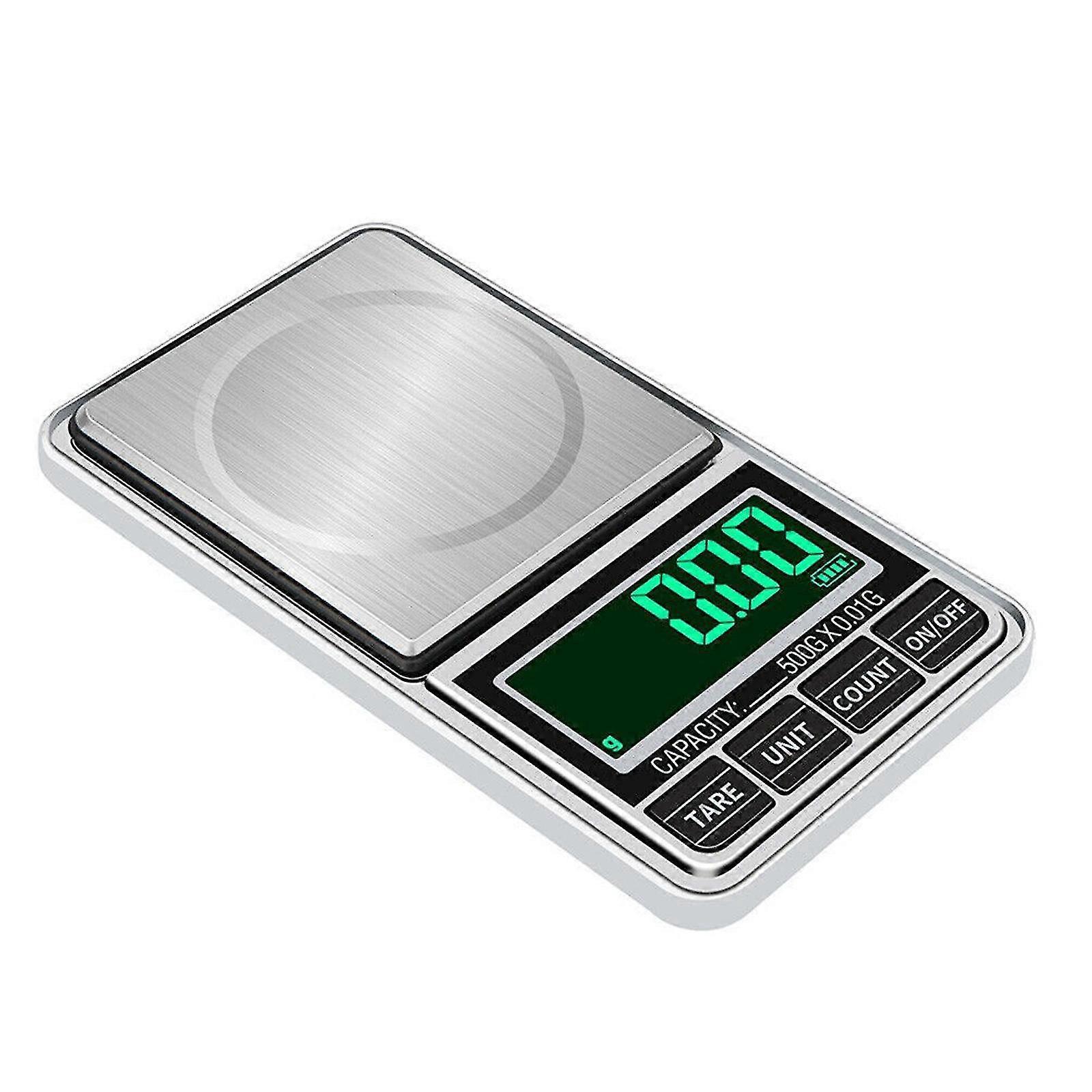 Digitale Präzisionswaage, Feinwaage 0,01 G–1000 G, Taschenwaage, Goldwaage, Miniwaage-500