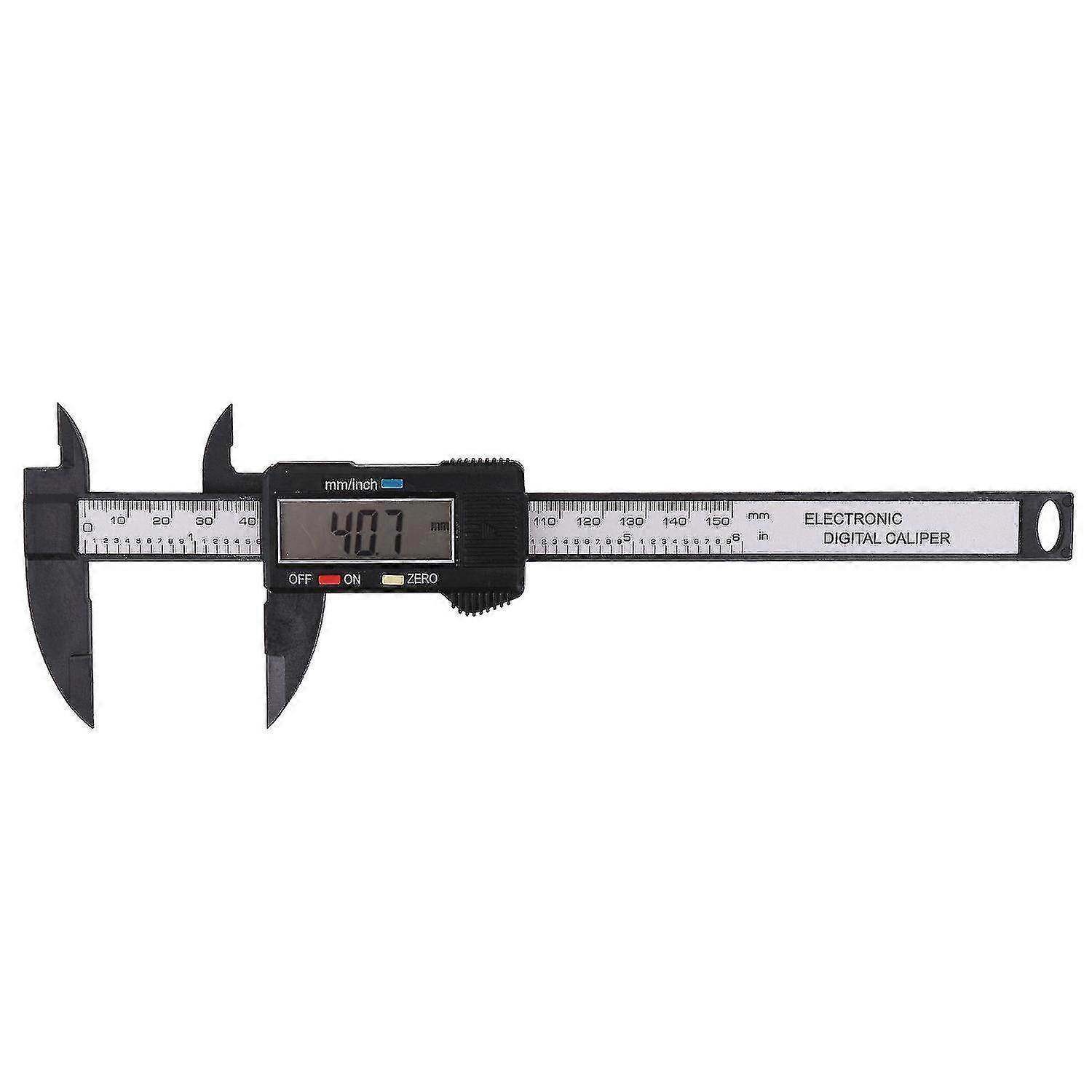 150 Mm/6" Digitaler Lcd-messschieber - Schwarz/silber