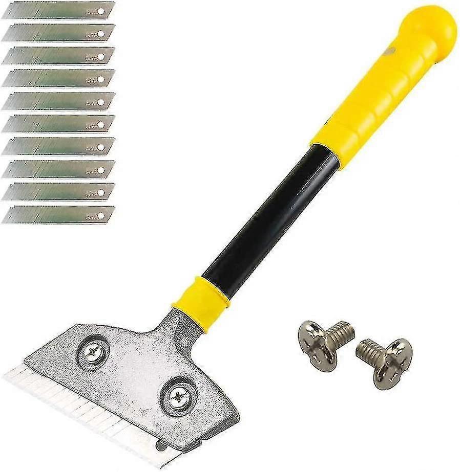 Herdplattenschaber Mit 10 Metallklingen, Hochleistungsschaber, Universalschaber