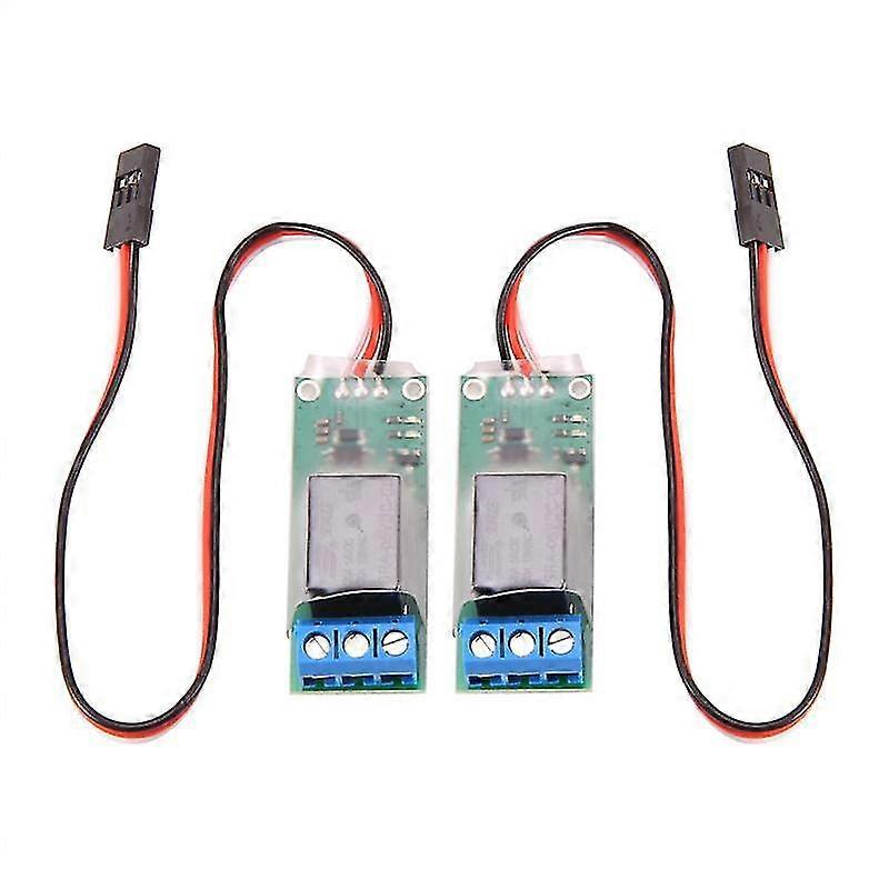 2 Stück Rc Pwm Elektronisches Relais-schalter Für Rc-flugzeug-diy-modell-navigationslichter-controller Universa
