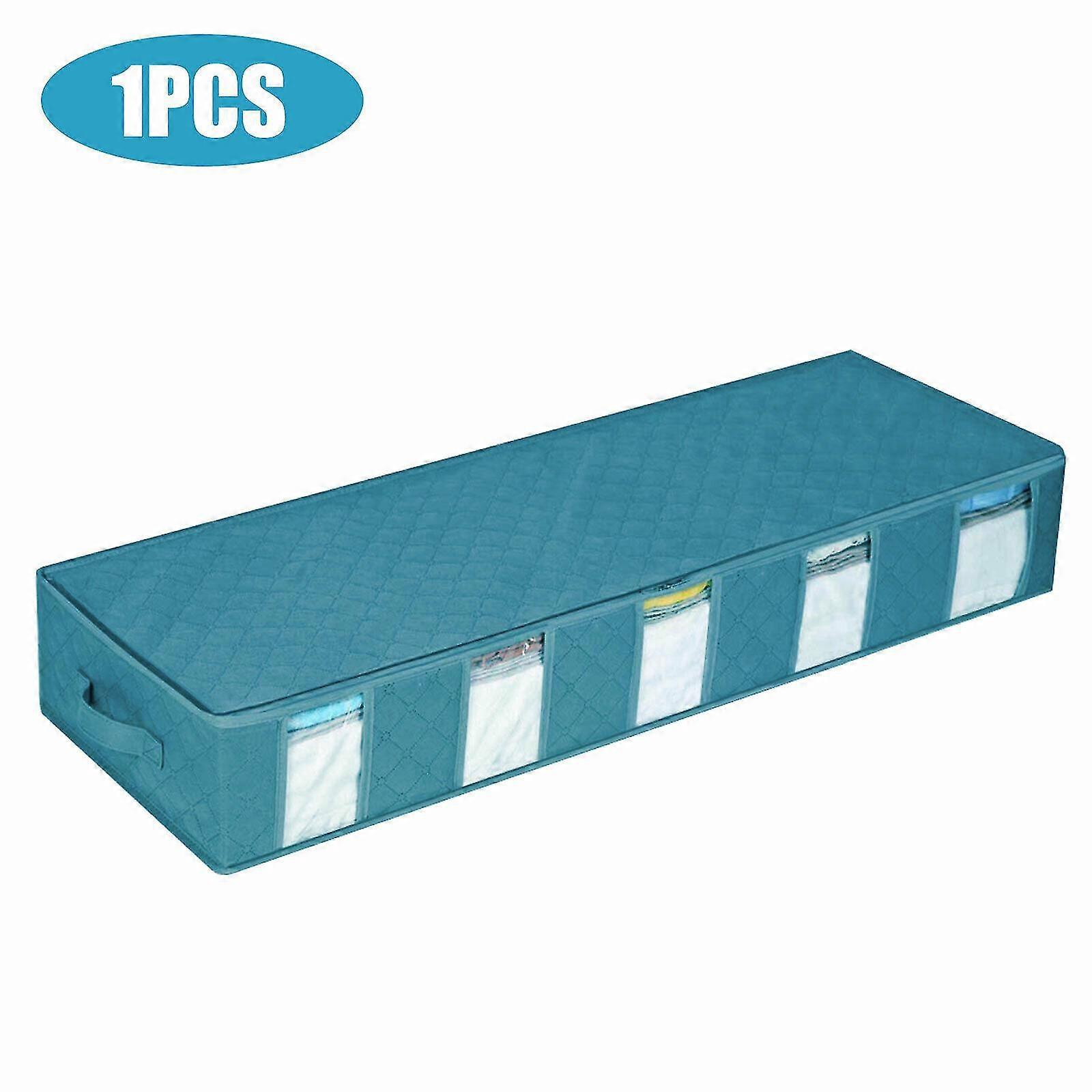 Aufbewahrungstasche Für Unter Das Bett, Kleiderbox, Organizer Für Unter Das Bett, Kleiderbehälter-1pcs-blue