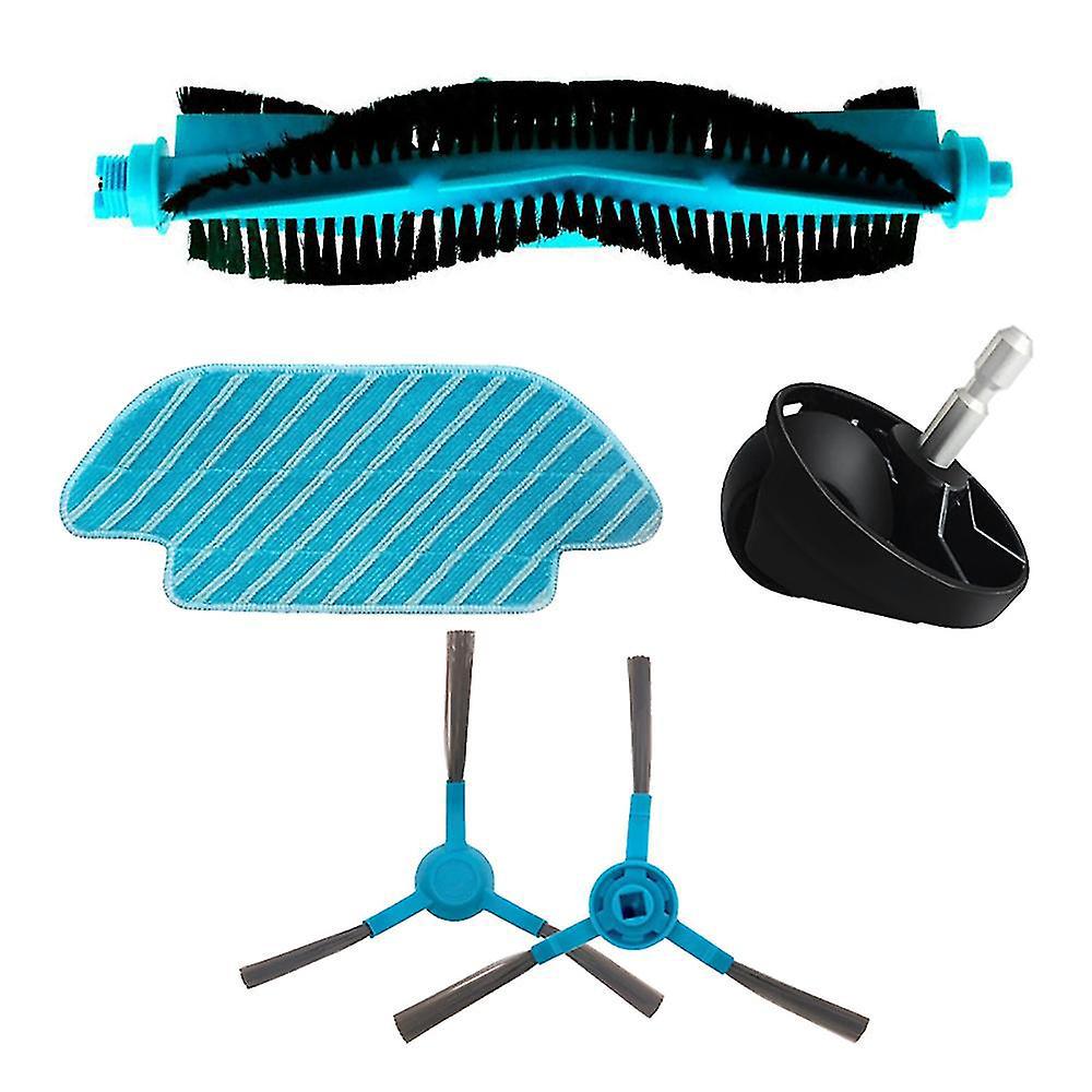 Für Cecotec Conga 4090 5090 Staubsauger Seitenbürsten-wischtuch Rad Blau