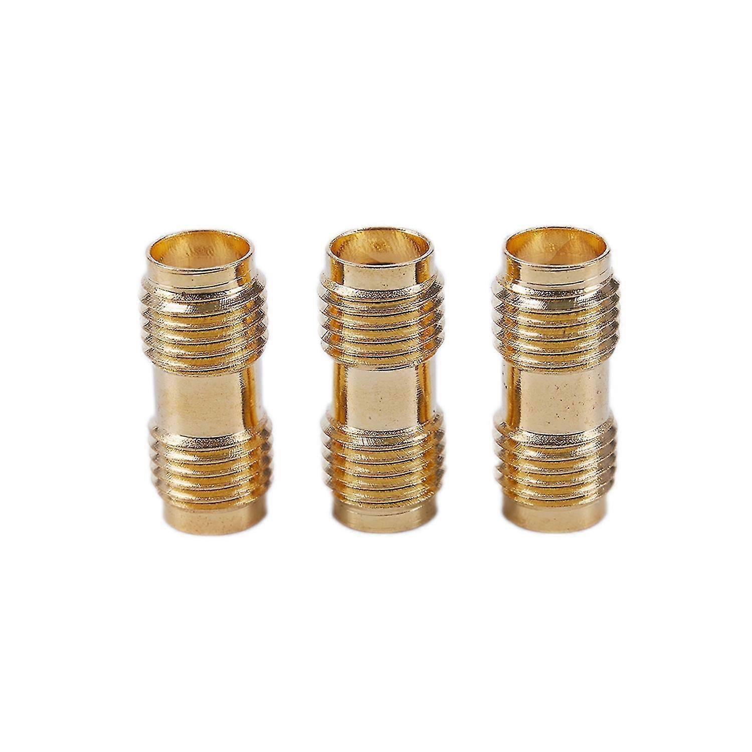 3x Gold Rf-stecker Sma-buchse Auf Sma-buchse Für Zweiwegfunkgeräte Sma-f Auf Sma-f Antennenadapter
