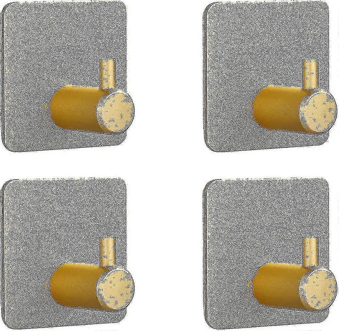 Stück Selbstklebende Wandhaken, Bilderhaken Ohne Bohren, (gold) Hs