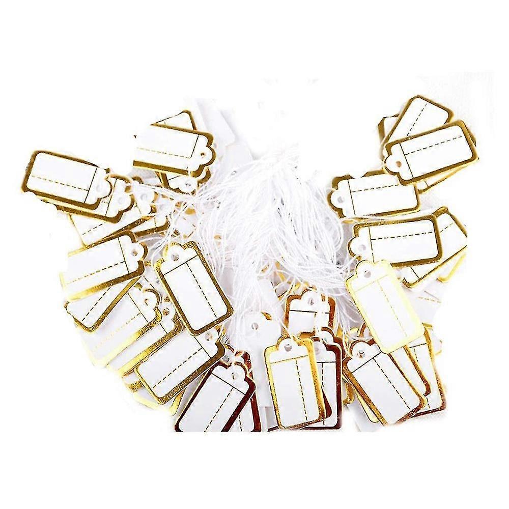 400 Stück Preisschilder Aus Papier Für Schmuck Mit Aufhängeschnur, Kennzeichnungsetiketten, Bekleidungsetiketten, Blanko-labor