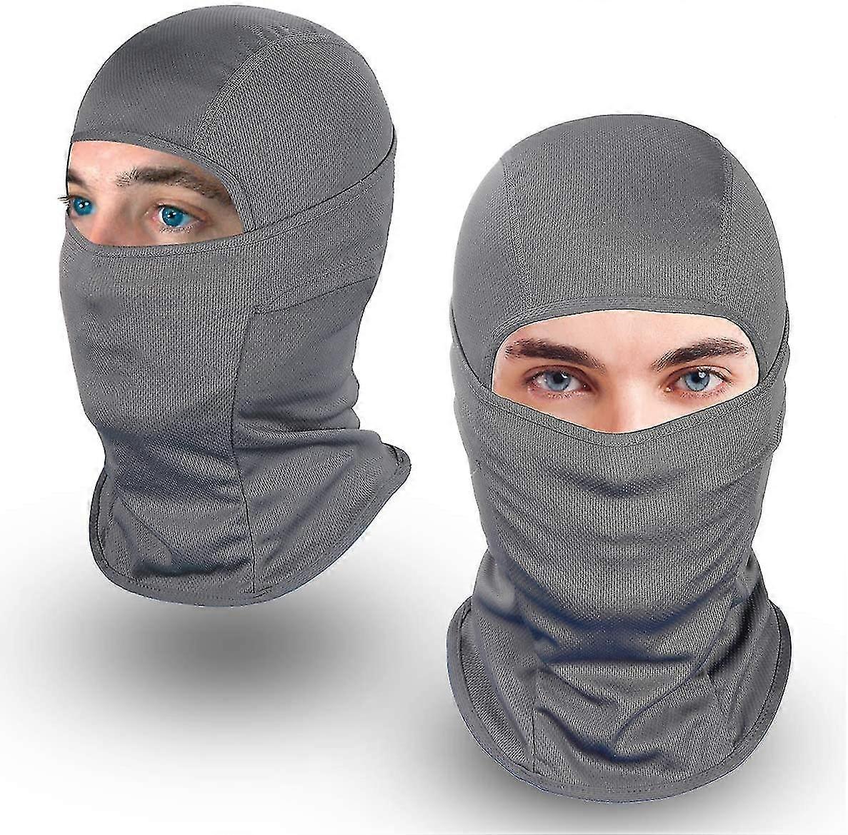 Sturmhaube, Gesichtsmaske, Uv-schutz, Sonnenschutz, Taktisch, Leicht, Ski, Motorrad-grey