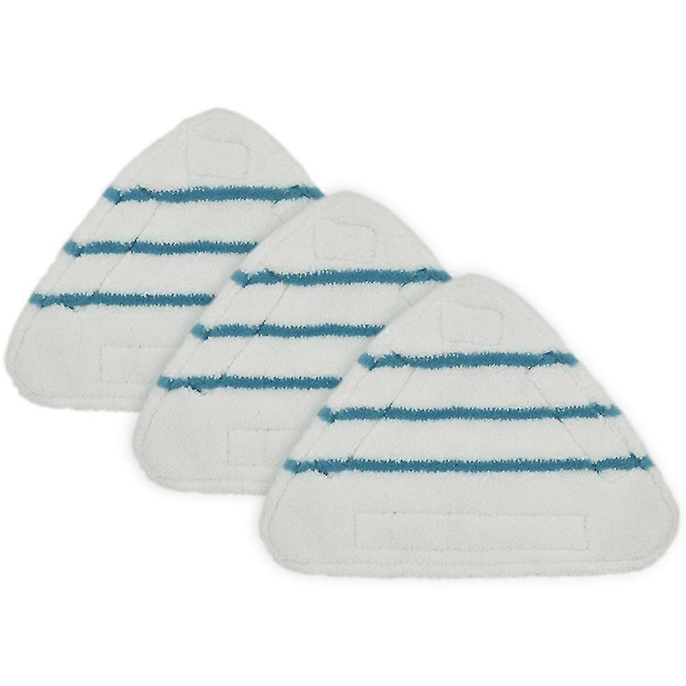 3 Stück Ersatzpads Für Dampfmopps, Dreieckig, Waschbar, Mikrofaser-reinigungstuch Für Bodenreinigungsköpfe