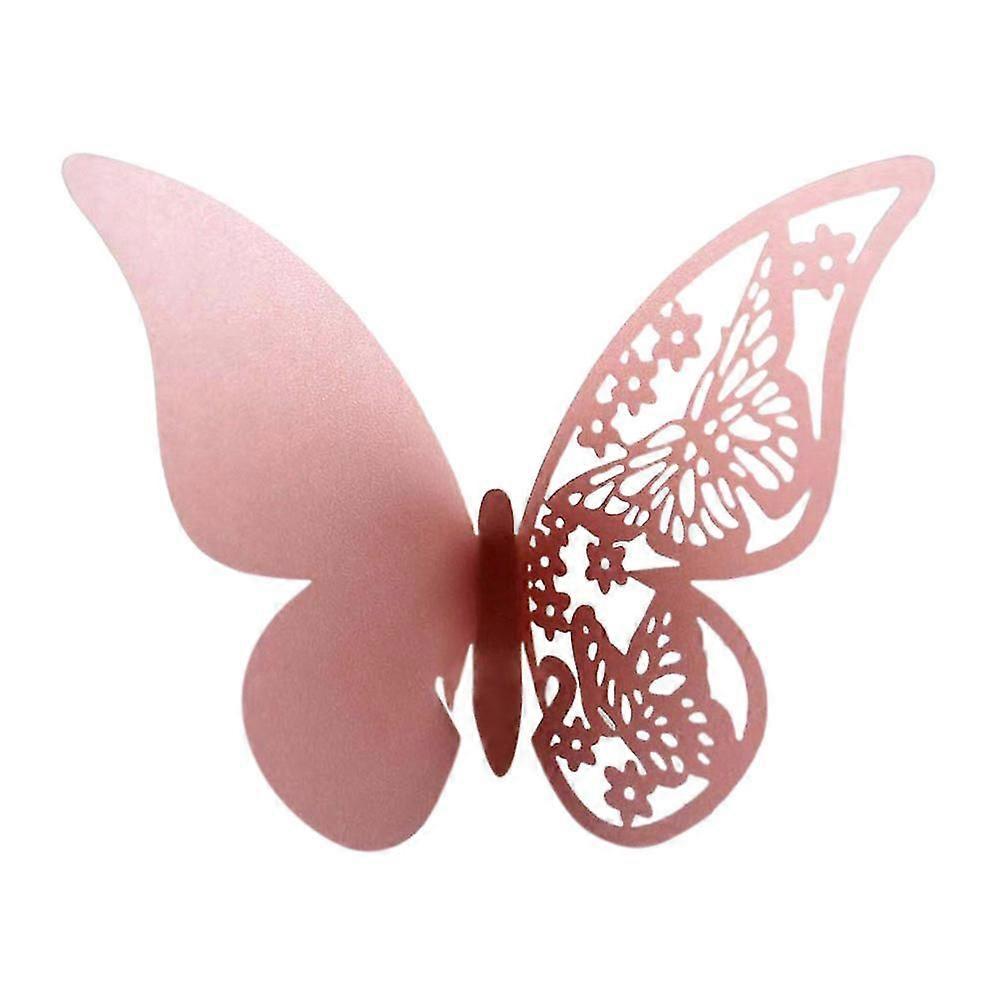 Schmetterlingshochzeit: Weingläser, Namensschilder, Tischdekoration-1pcs-pink