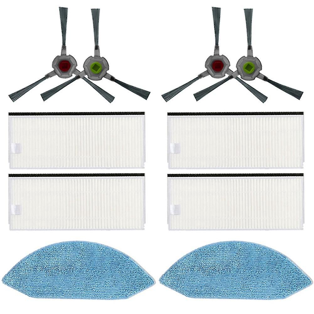 Ersatz-seitenbürsten-hepa-filter-wischmopptuch Für Ecovacs U2 Dgn22