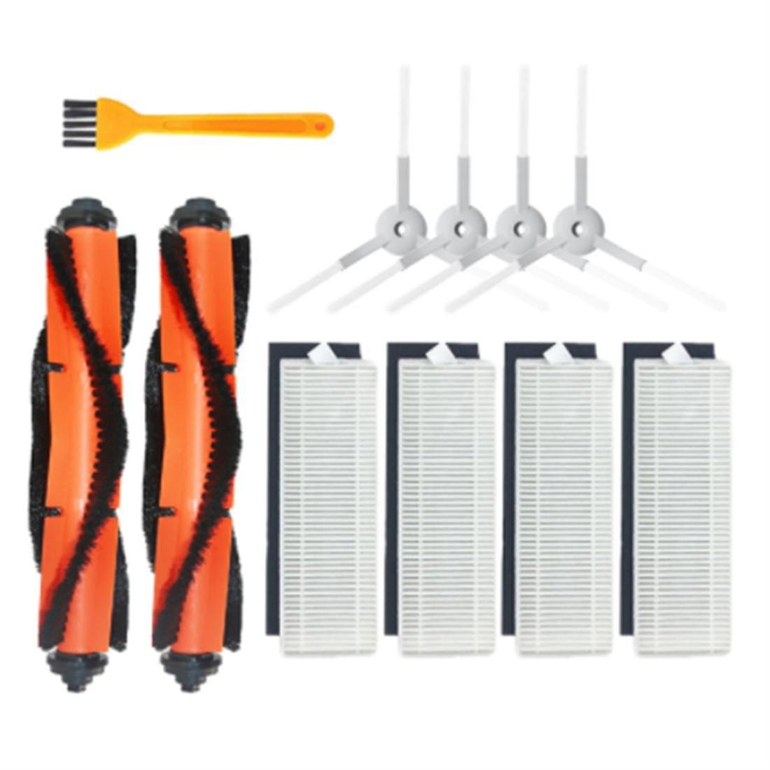 1 Set Hauptbürste, Seitenbürste, Hepa-filter, Wischmopp-tuch, Ersatzteile