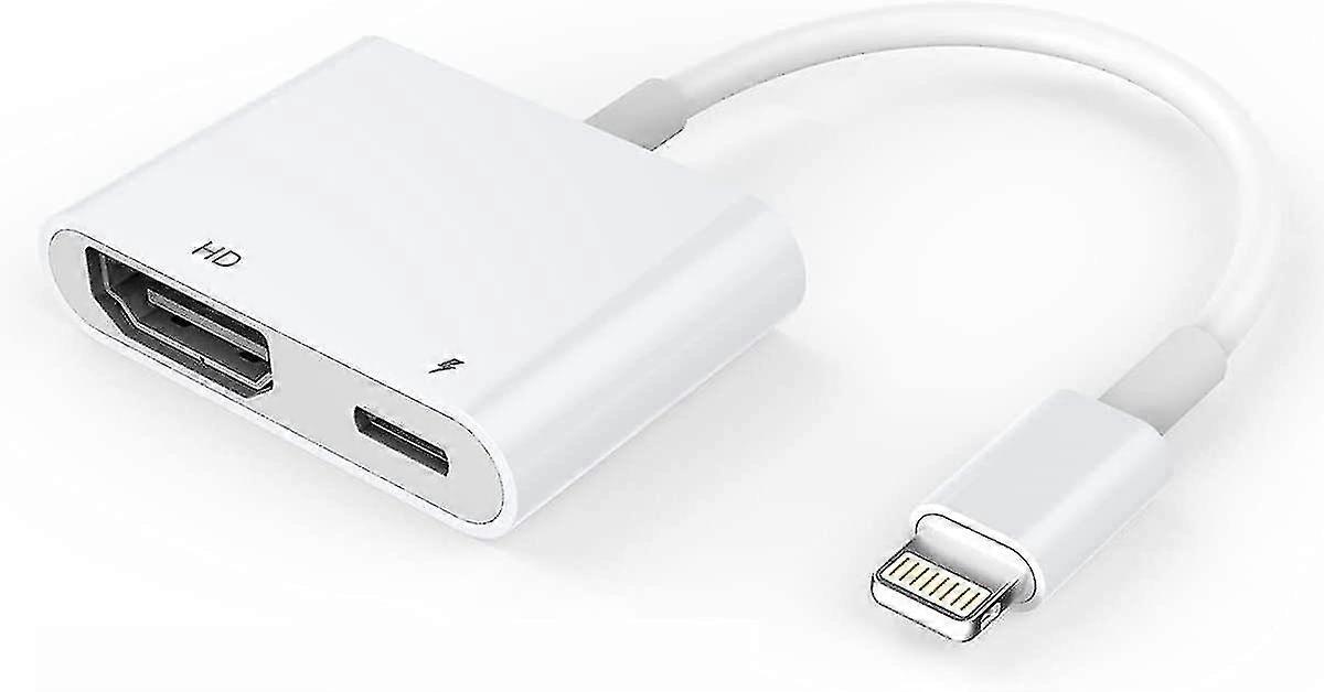 Hdmi-adapter, Hdmi-adapter Für Iphone 1080p Lightning Digital Av-adapter, Hdmi-bildschirmsynchronisations-hdmi-anschluss Für Iphone & Ipad