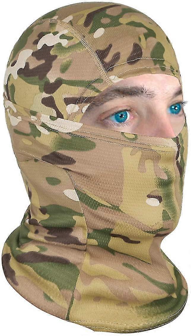 Sturmhaube, Gesichtsmaske, Uv-schutz, Sonnenschutz, Taktisch, Leicht, Ski, Motorrad-army Green