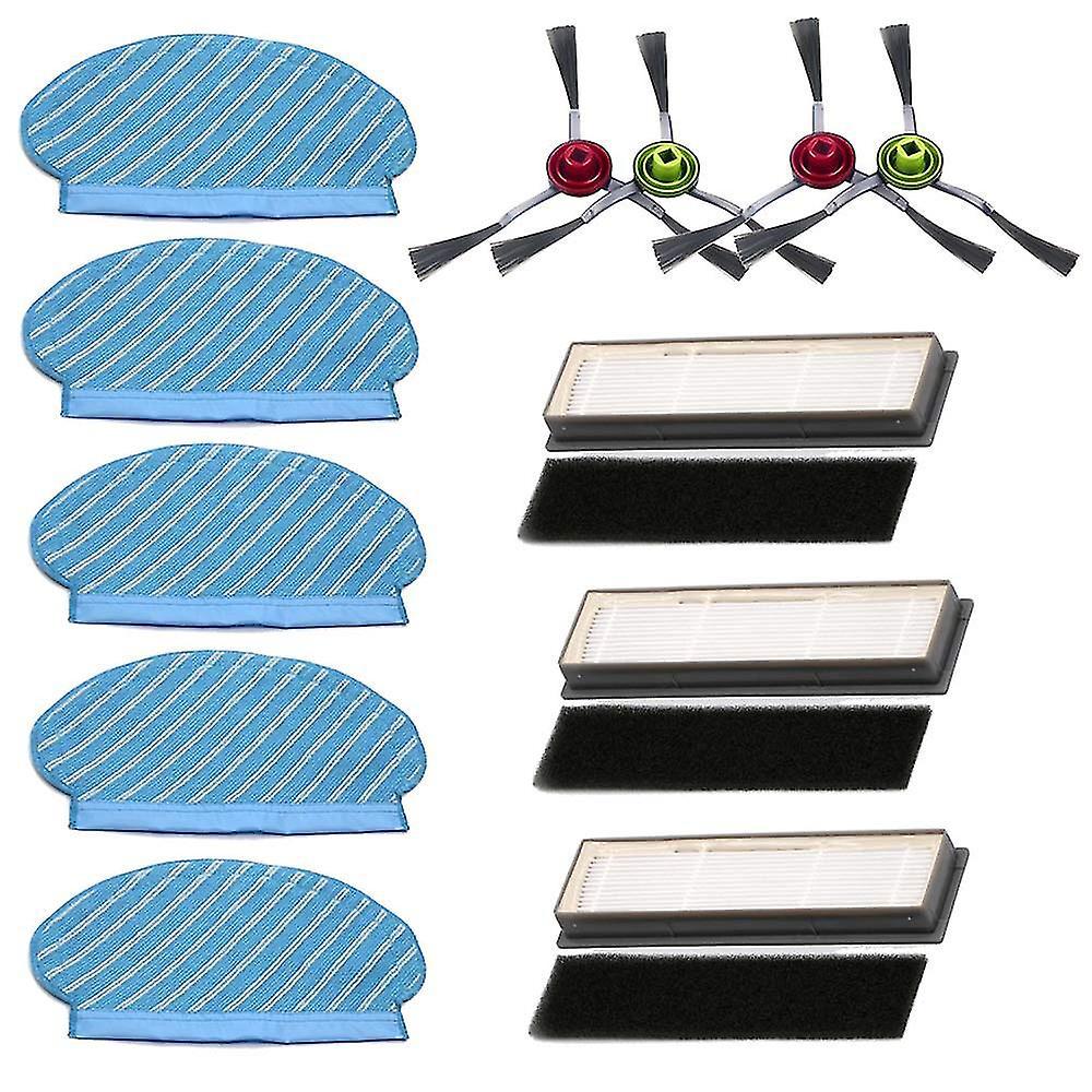 Wischtuchfilter-seitenbürsten-set Für Ecovacs Deebot Ozmo 920