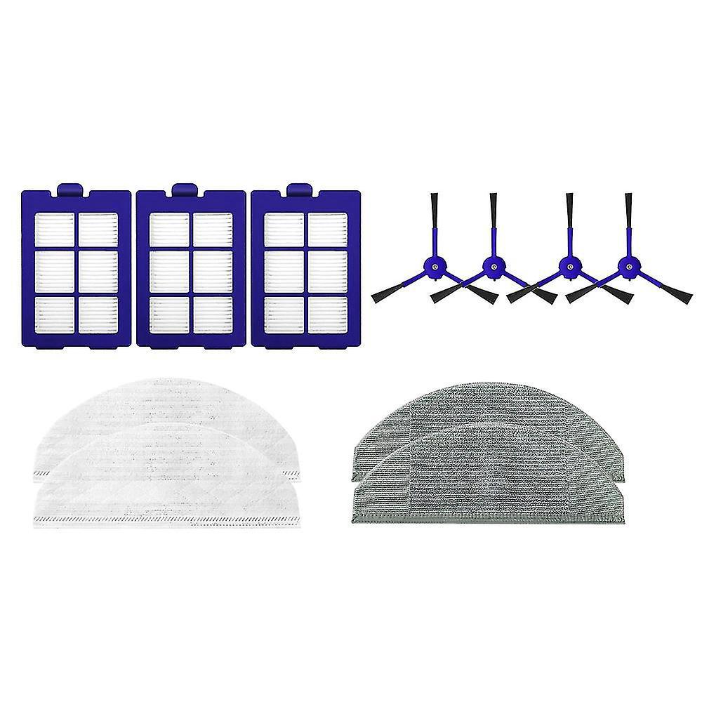 11 Stück Waschbares Hepa-filter-seitenbürsten-mopptuch Für Eufy X8 Wischroboter