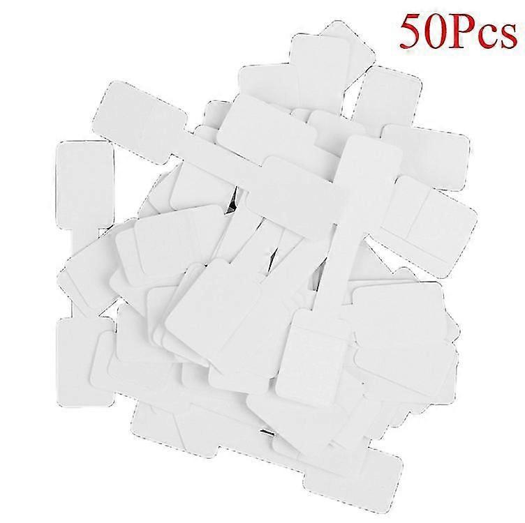 50/100 Stück Leere Preisschilder Für Halsketten, Ringe Und Schmuck – Papieraufkleber Hfmqv-50pcs