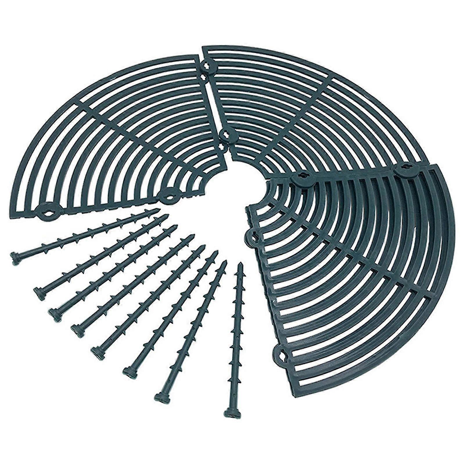 Mehrzweck-pflanztopfgitter, Verstellbar, Robust, Erdschutzabdeckung Für Blumentöpfe, Für Garten Und Hof-28cm-green