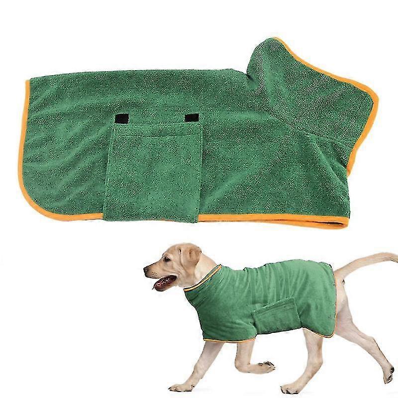 Hundebademäntel Und -handtücher Zum Trocknen Von Hunden – Super Saugfähige Tierbademäntel Für Schnelles Abtrocknen-m