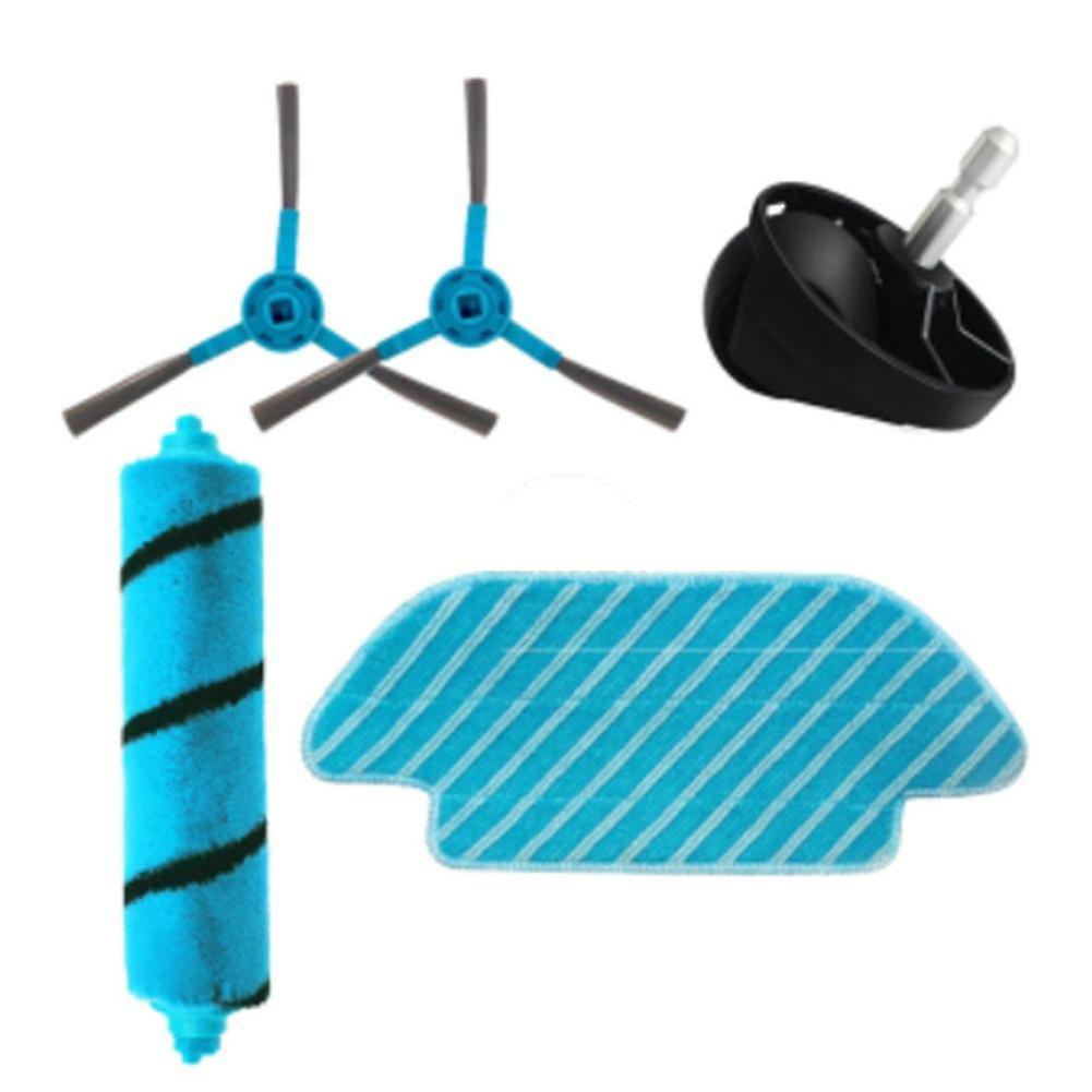 Für Cecotec Conga 4090 5090 6090 Kit Seitenbürstenmopp Tuch Rad